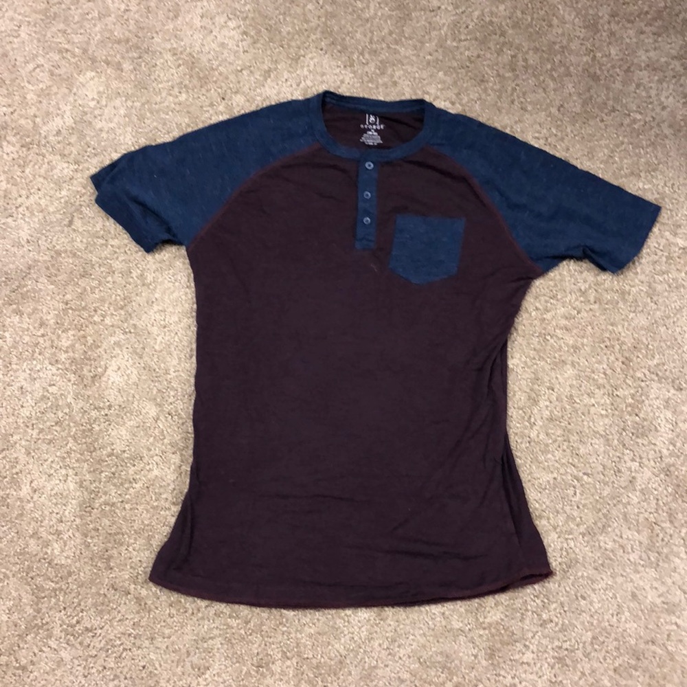 Burgundy tee